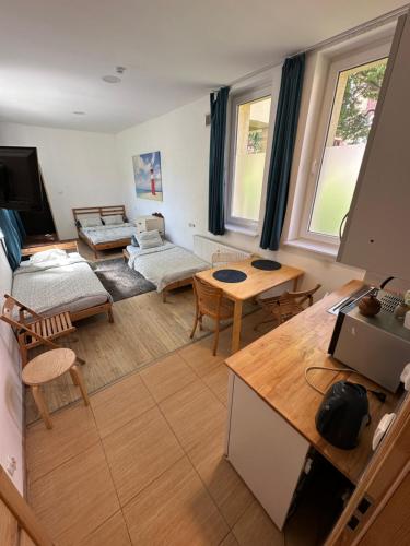 Vuode tai vuoteita majoituspaikassa Hostel4u