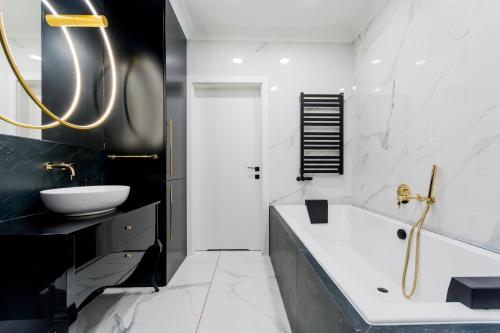 Kúpeľňa v ubytovaní Luxury penthouse with jacuzzi