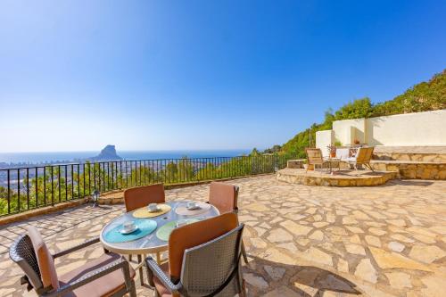 Naturlandskabet i nærheden af villaen