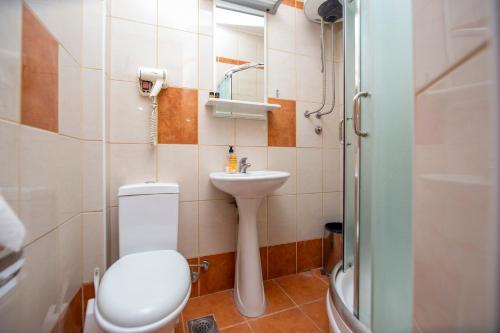 Ένα μπάνιο στο Apartments Palma