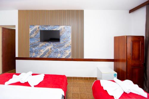 Ένα ή περισσότερα κρεβάτια σε δωμάτιο στο Apartments Palma