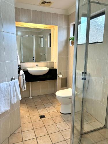 Ένα μπάνιο στο Turners Vineyard Motel