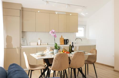Η κουζίνα ή μικρή κουζίνα στο Apartmani Marija