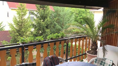Balkoni atau teres di Bográcsos Apartmanház