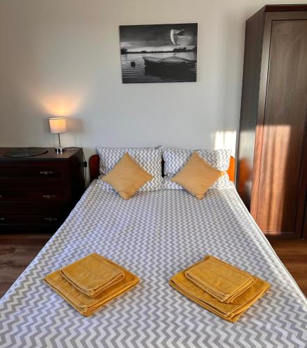 Letto o letti in una camera di Kalinowe Wzgórze