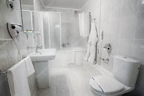 Salle de bains dans l'établissement Jet Fox by Aero View Hotel, Delhi Airport
