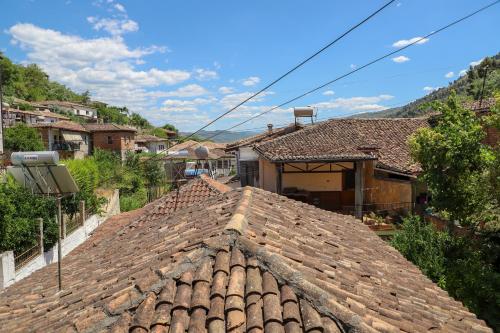 a view from the roof of a house at Vila Vreko in Berat