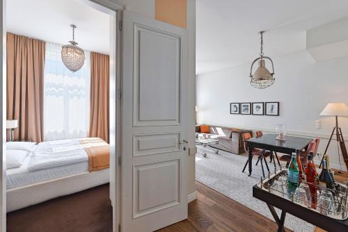 Posteľ alebo postele v izbe v ubytovaní 6 rooms
