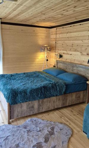 Postel nebo postele na pokoji v ubytování Hiking