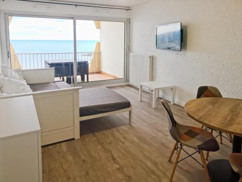 Studio cabine avec terrasse et parking à Palavas - FR-1-559-43