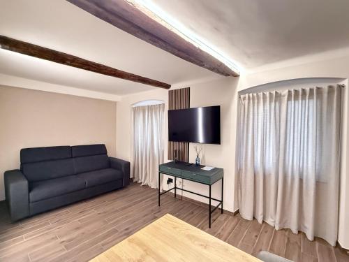 Χώρος καθιστικού στο Bel Fiore Elegant Apartment