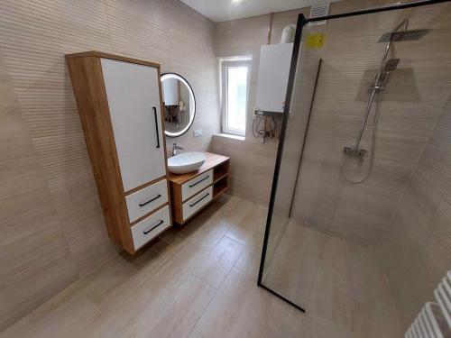 Et badeværelse på Zagan Apartments #2