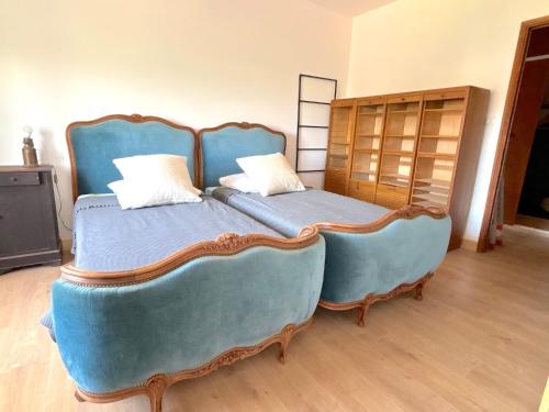 Postel nebo postele na pokoji v ubytování L'appartement Montecristo