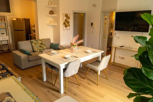 TV a/nebo společenská místnost v ubytování Villa Adriana