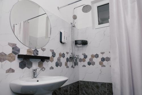Koupelna v ubytování NUNO hotel Жалал-Абад