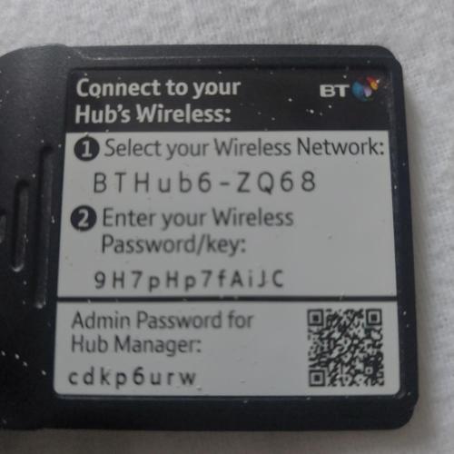 a cell phone with a sign on it at Minnadhu in Porthleven