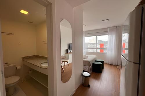 Koupelna v ubytování Cond Connect Puc