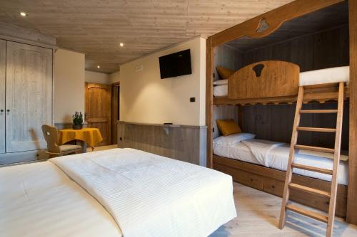 Posteľ alebo postele v izbe v ubytovaní Agritur Casa Fabri