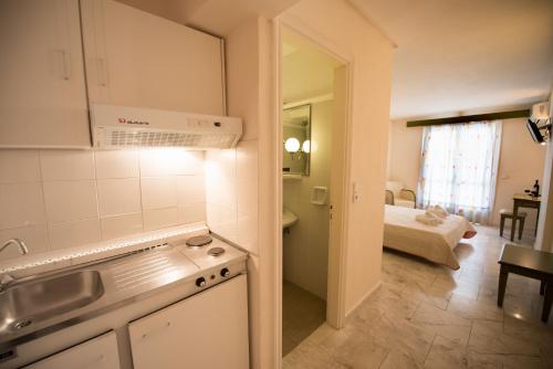 Koupelna v ubytování Hotel Niras