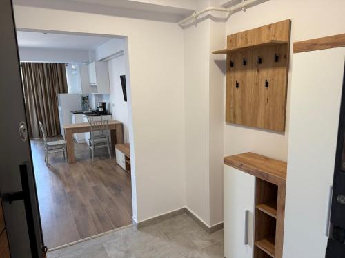 Η κουζίνα ή μικρή κουζίνα στο Aparthotel Studio