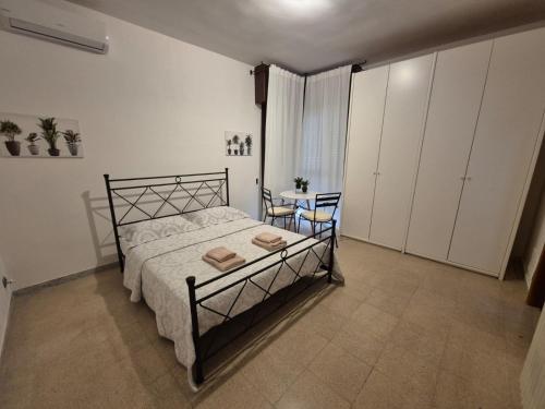 Postel nebo postele na pokoji v ubytování Appartamento Sky Apulia con la vista sul mare