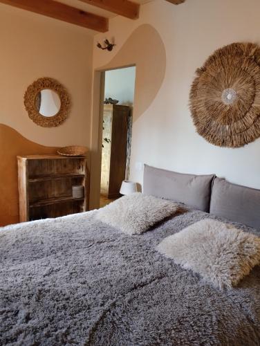Katil atau katil-katil dalam bilik di Briciole di Pietra B&B