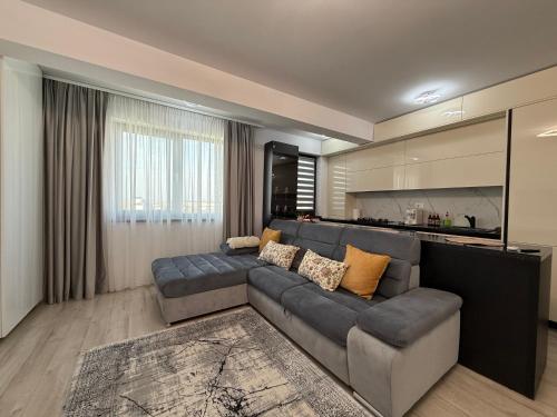 Χώρος καθιστικού στο Luxury and space near Mall Moldova