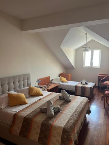 Katil atau katil-katil dalam bilik di Boutique Hotel Tomić