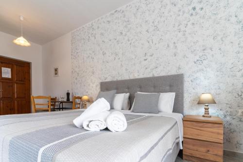Cama o camas de una habitación en Kastro Kera