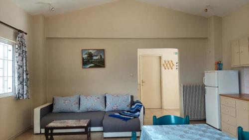 Ένα ή περισσότερα κρεβάτια σε δωμάτιο στο Galini apartments