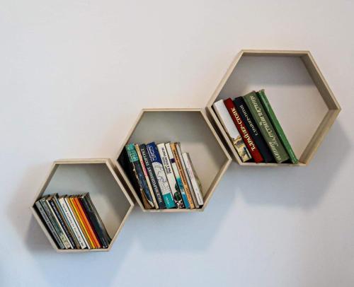 Perpustakaan di vila ini