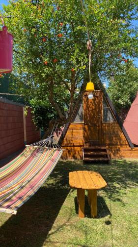 Un jardín fuera de The Hood - Shkodra Backpackers Hostel & Day Tours