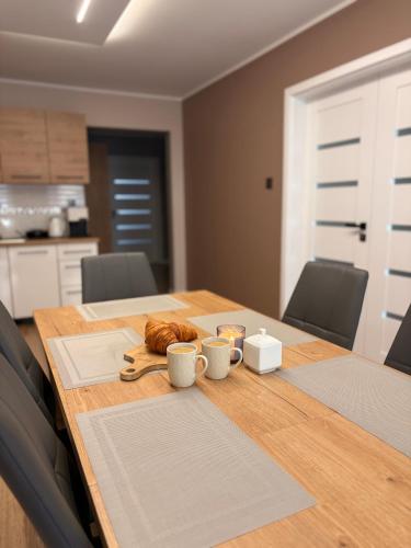 Η κουζίνα ή μικρή κουζίνα στο Apartament 11 na 10