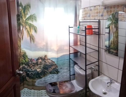 Koupelna v ubytování ACNELA Residence Kribi