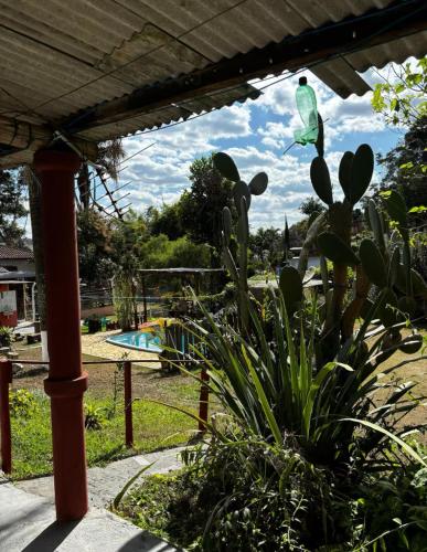 Kolam renang di atau dekat dengan Lugar Aconchegante Para Dormir Próximo ao Centro