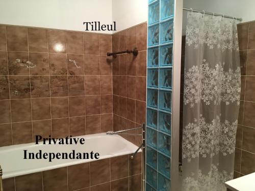 Koupelna v ubytování l'Estagnol