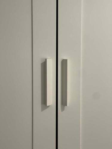 a close up of a white refrigerator door at Casa Maria-Anneta in Kalyves Poligirou