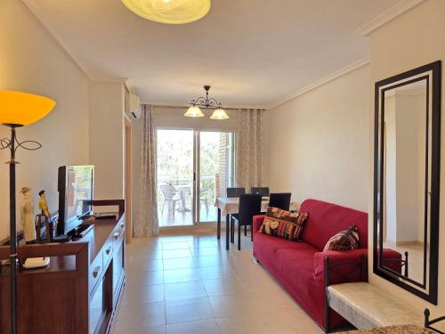 Posezení v ubytování Apartamento en primera linea