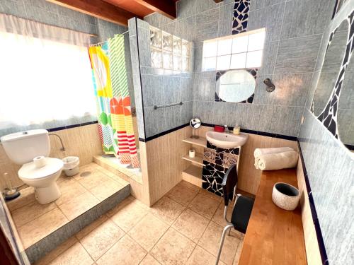 Koupelna v ubytování Atico