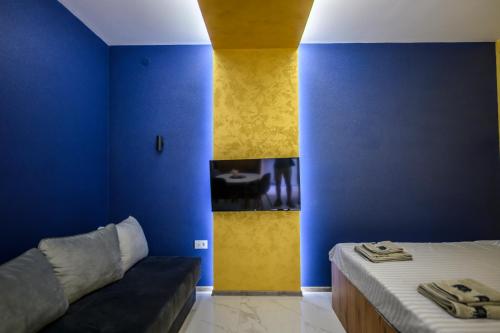 Cama o camas de una habitación en Tanja Lux
