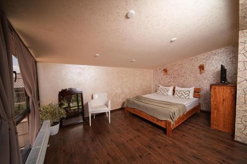 EcoLife Lodge Hotel & Restaurantにあるベッド