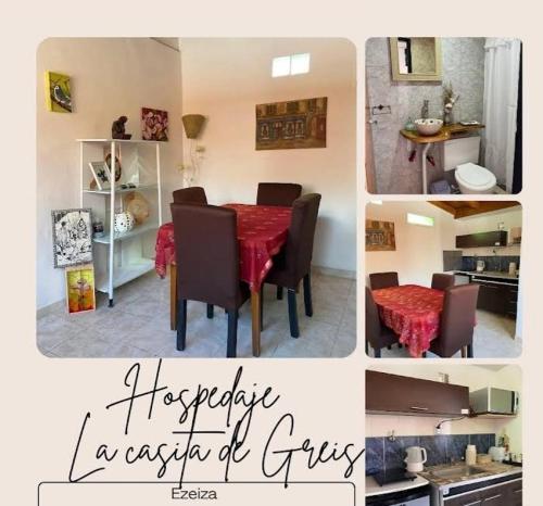 Η κουζίνα ή μικρή κουζίνα στο La casita de Greis