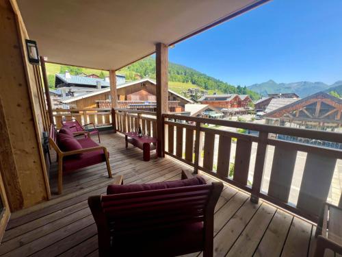 Confort familial aux Gets, 3 chambres, 9 pers, Wi-Fi, parking
