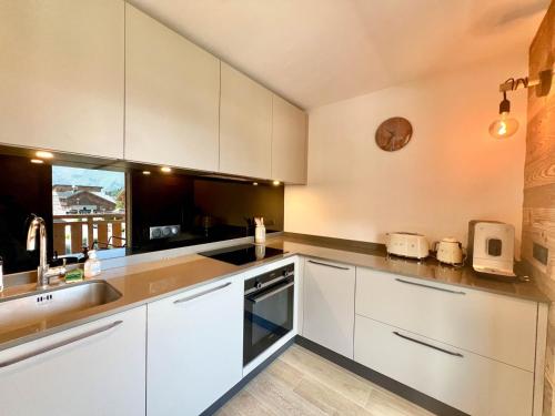 Confort familial aux Gets, 3 chambres, 9 pers, Wi-Fi, parking