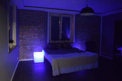 Katil atau katil-katil dalam bilik di Apartament na doby
