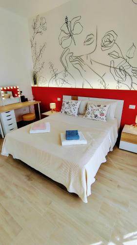 Ένα ή περισσότερα κρεβάτια σε δωμάτιο στο Bella Vita Agerola House to Amalfi Coast, Pompei, Positano