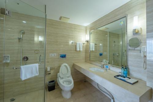 Koupelna v ubytování Zhangjiajie Chensheng International Hotel