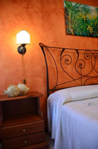Letto o letti in una camera di Costa Azzurra