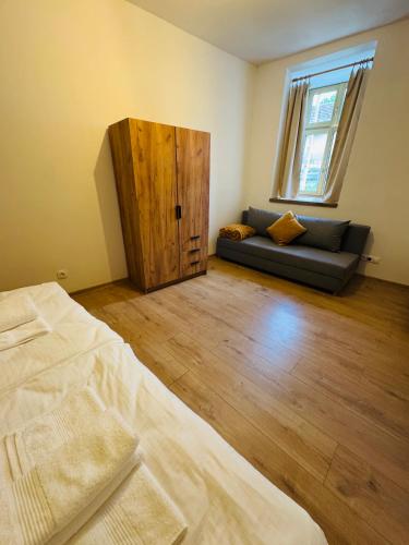Apartmán Servatiusにあるベッド