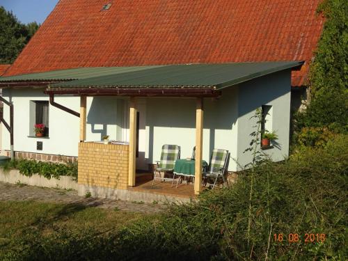 Κήπος έξω από το Ferienwohnung am Hufegraben